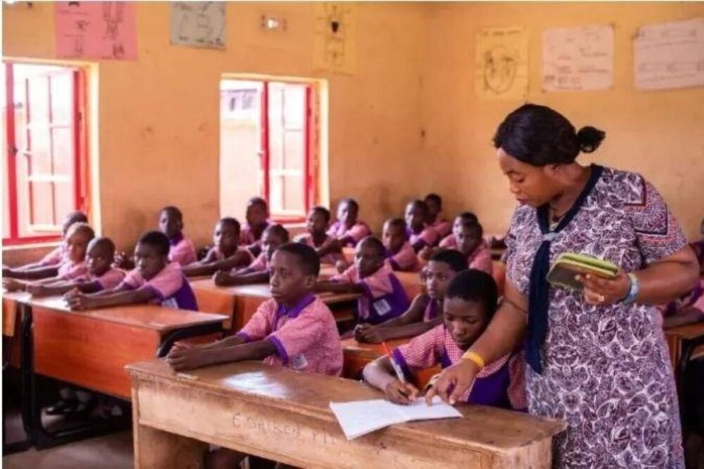 Teachers protesting for minimum wage implementation in Abuja, Nigeria