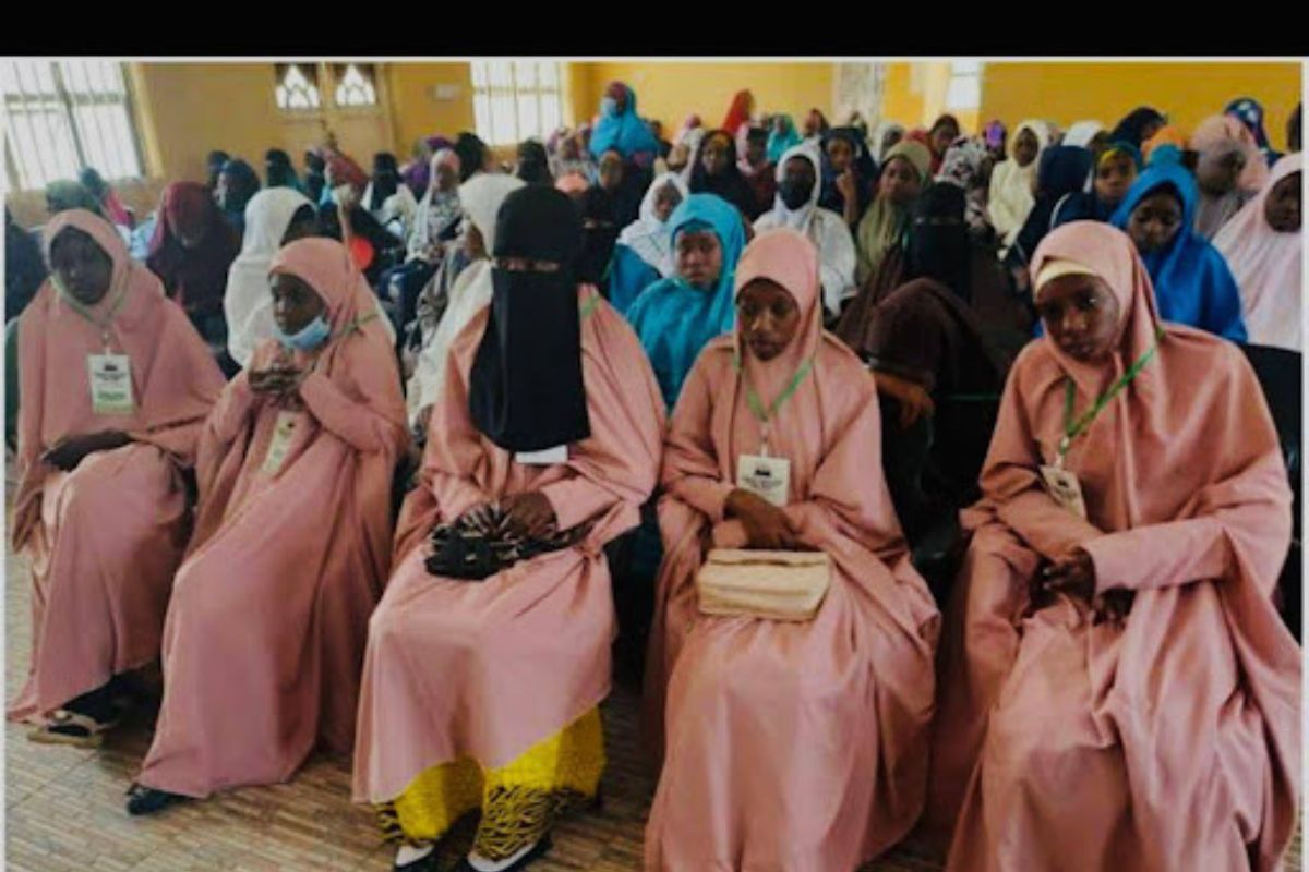 Women in Africa determined to learn.