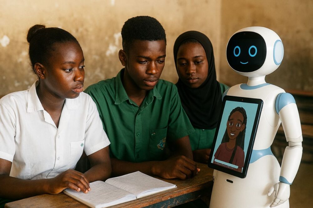 AI tutor providing personalised learning support to Senegalese secondary school students