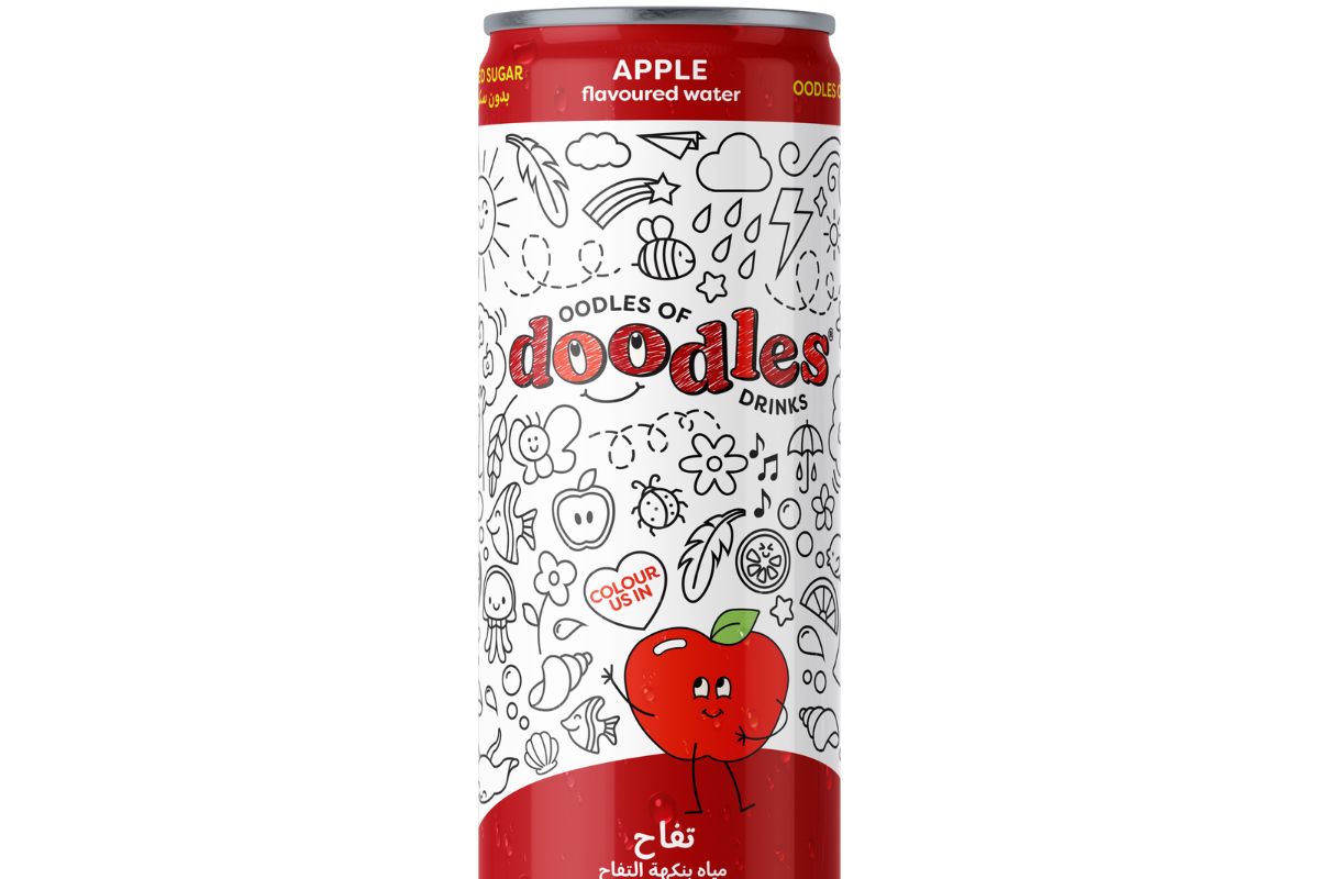 Children’s Apple flavoured water brand Oodles of Doodles with Aujan Group Holding
