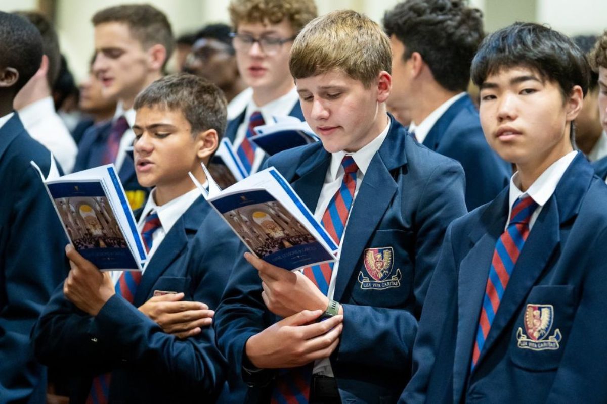 Students at St John’s College Johannesburg