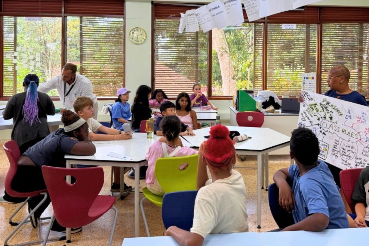 Classroom environment showing PYP curriculum in action in Uganda