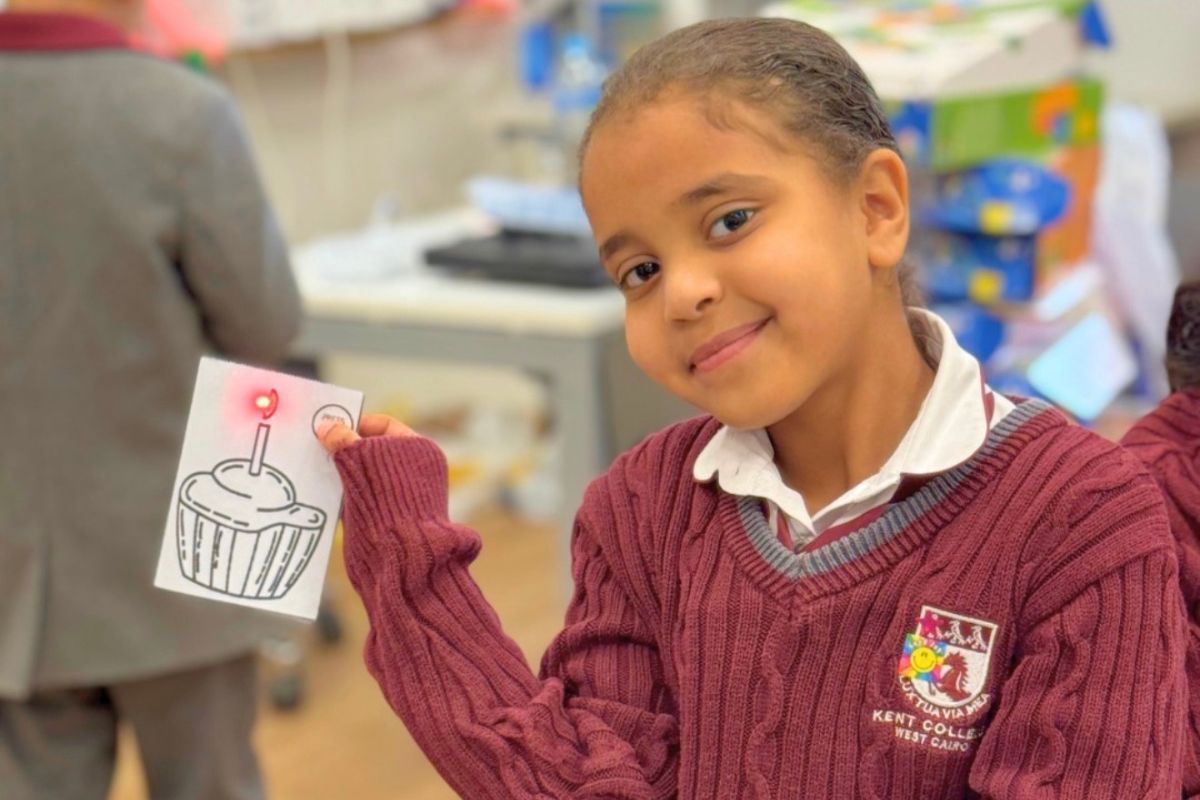 Pupils engaged in classroom activities at Kent College West Cairo