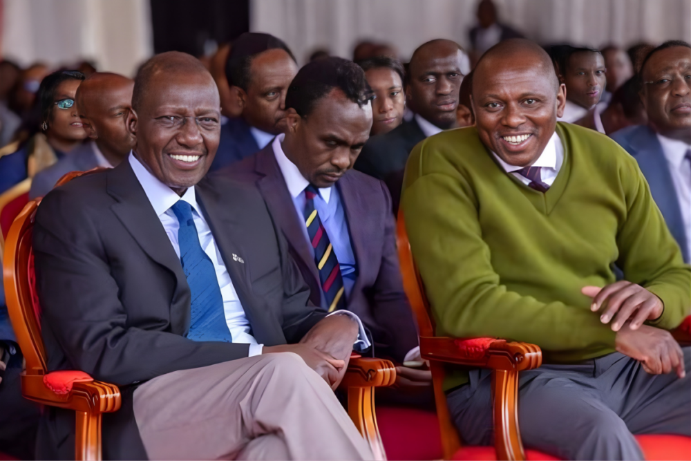 President William Ruto launching solar energy project at Alliance High School in Kenya