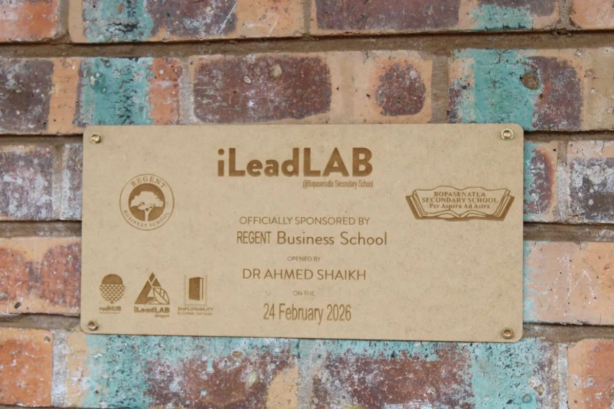 REGENT Business School Launches iLeadLab at Soweto Secondary School