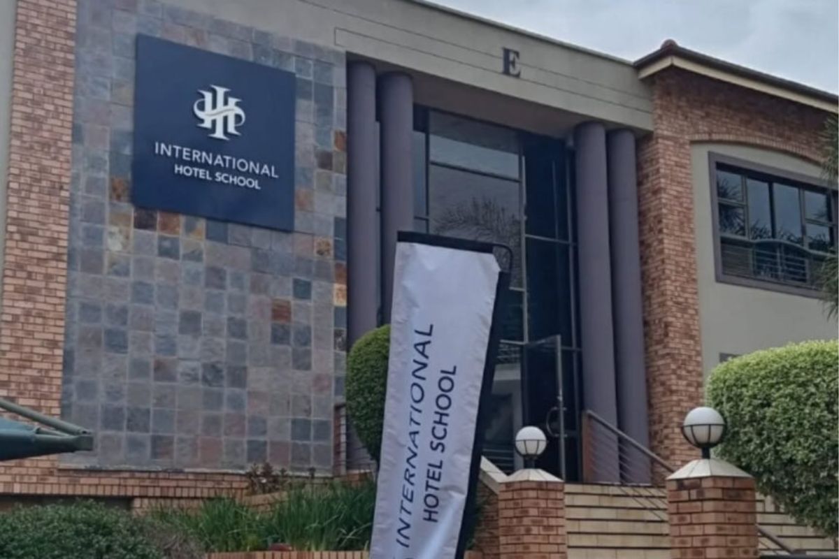 Exterior view of the International Hotel School campus in South Africa