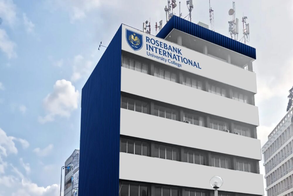 Rosebank International University College campus in Ghana