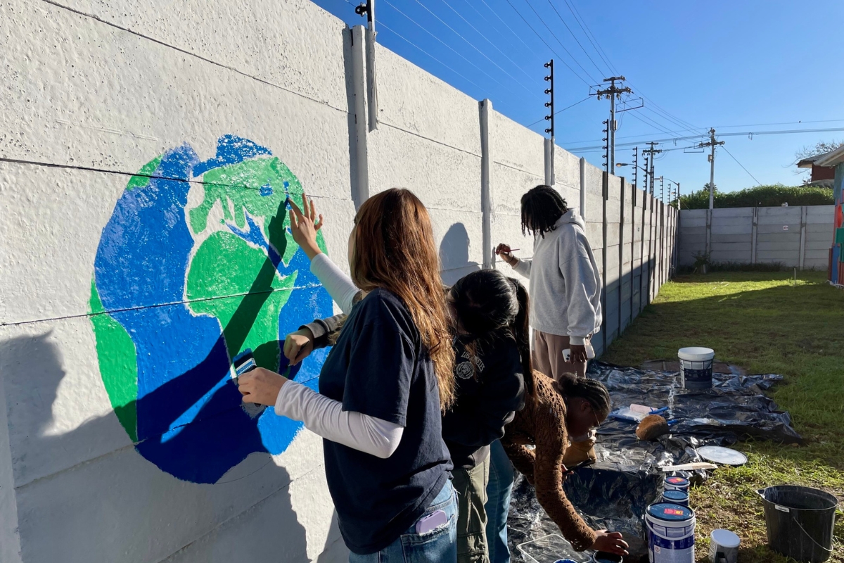 Students develop global awareness while experiencing life in an international community