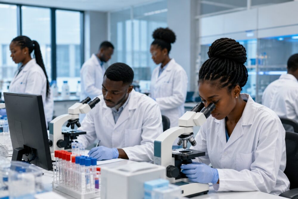 Medical students and researchers at one of the top African Medical Universities featured in the 2026 BIGR rankings