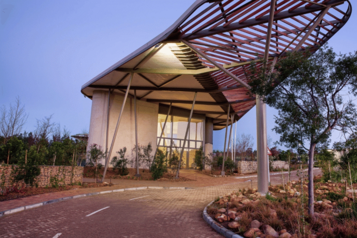 The natural surroundings of Green School South Africa provide opportunities for exploration and outdoor learning