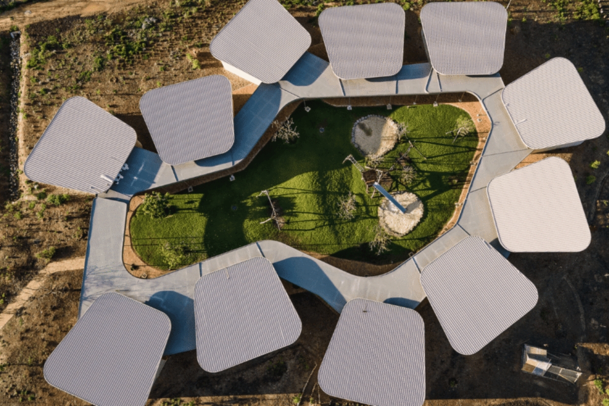 Natural landscapes, renewable energy and green spaces shape everyday school life