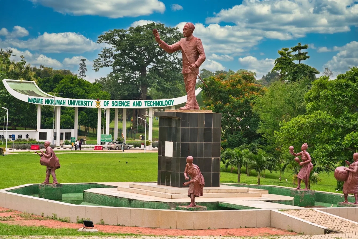 Kwame Nkrumah University of Science and Technology is a public university located in Kumasi, Ashanti region, Ghana