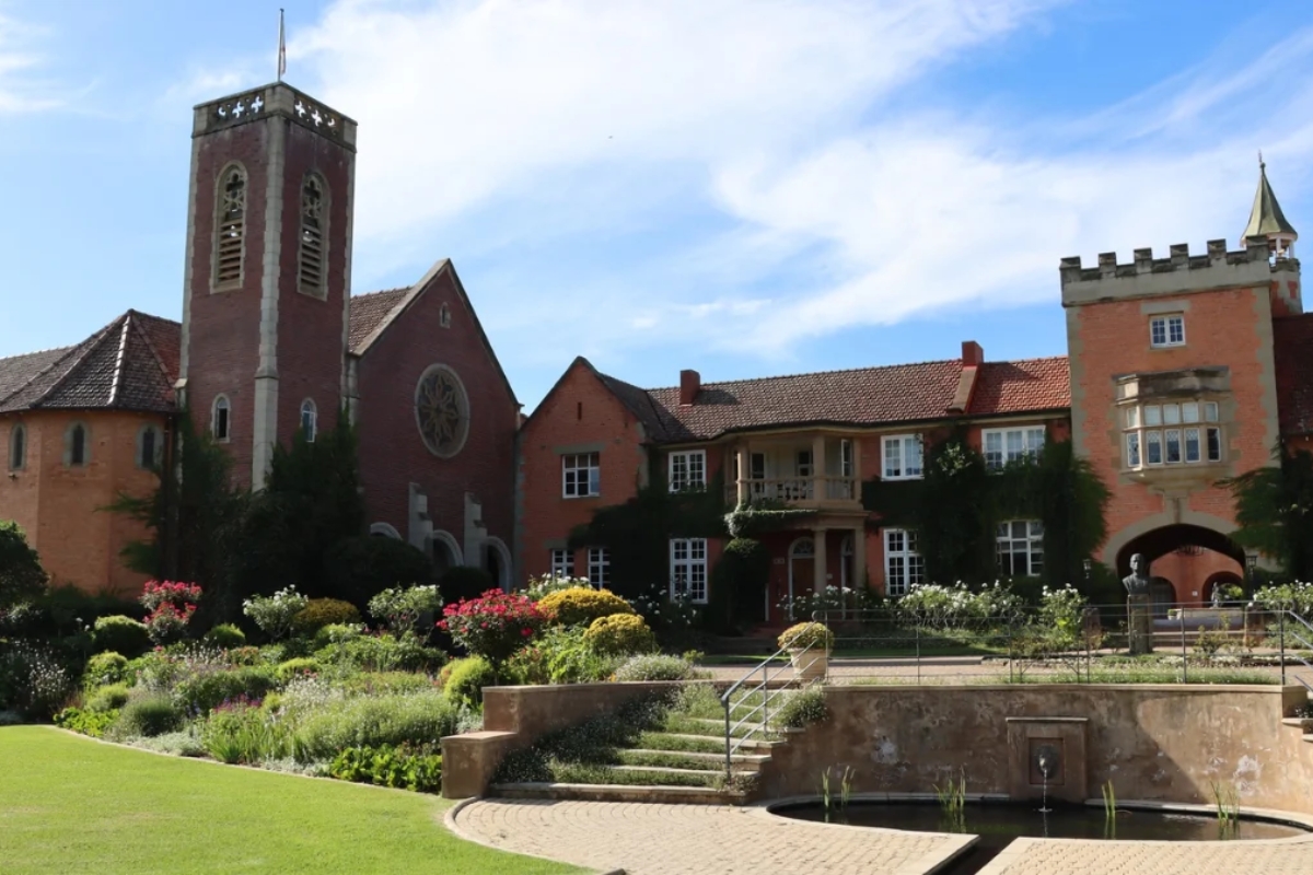 Michaelhouse private school campus in South Africa with historic buildings and student learning facilities