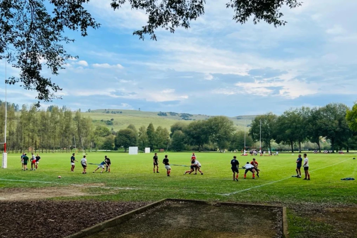 The school’s extensive sporting facilities encourage teamwork, discipline and healthy competition