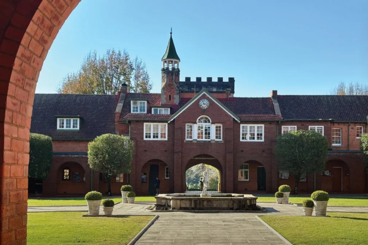 The school’s neo-Gothic architecture creates a distinctive and inspiring learning environment