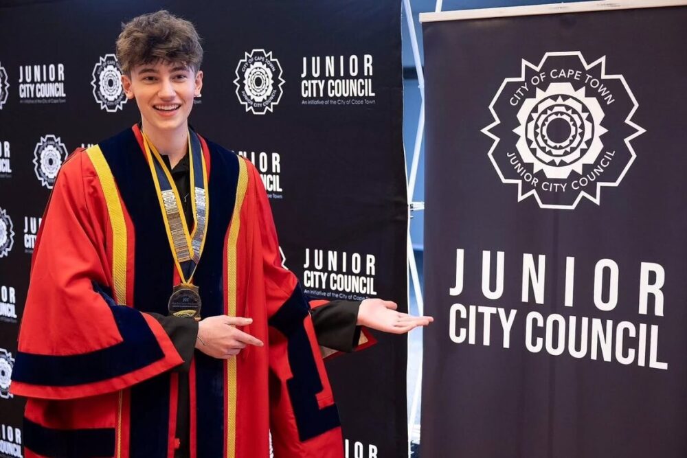 Junior Executive Mayor of Cape Town’s Junior City Council , Pierce Beaulieu