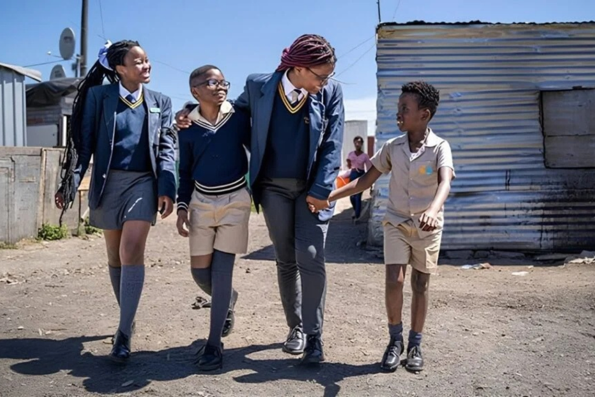 Students at Christel House South Africa receive no-fee education alongside wider support services