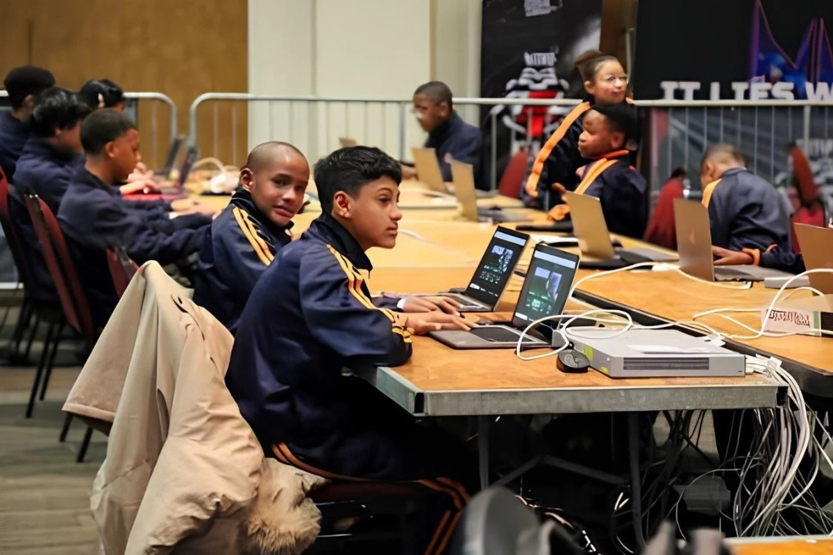 Christel House South Africa students in a learning environment at the Cape Town school