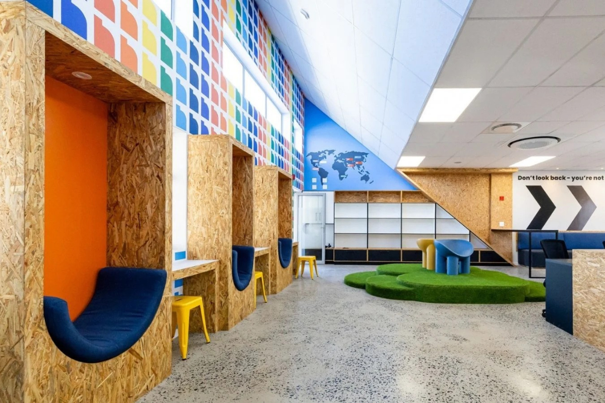 Modern learning spaces at Christel House South Africa support students throughout their school journey