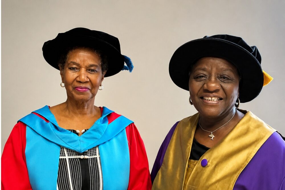 Dr Phumzile Mlambo-Ngcuka and University of Warwick Chancellor Bience Gawanas
