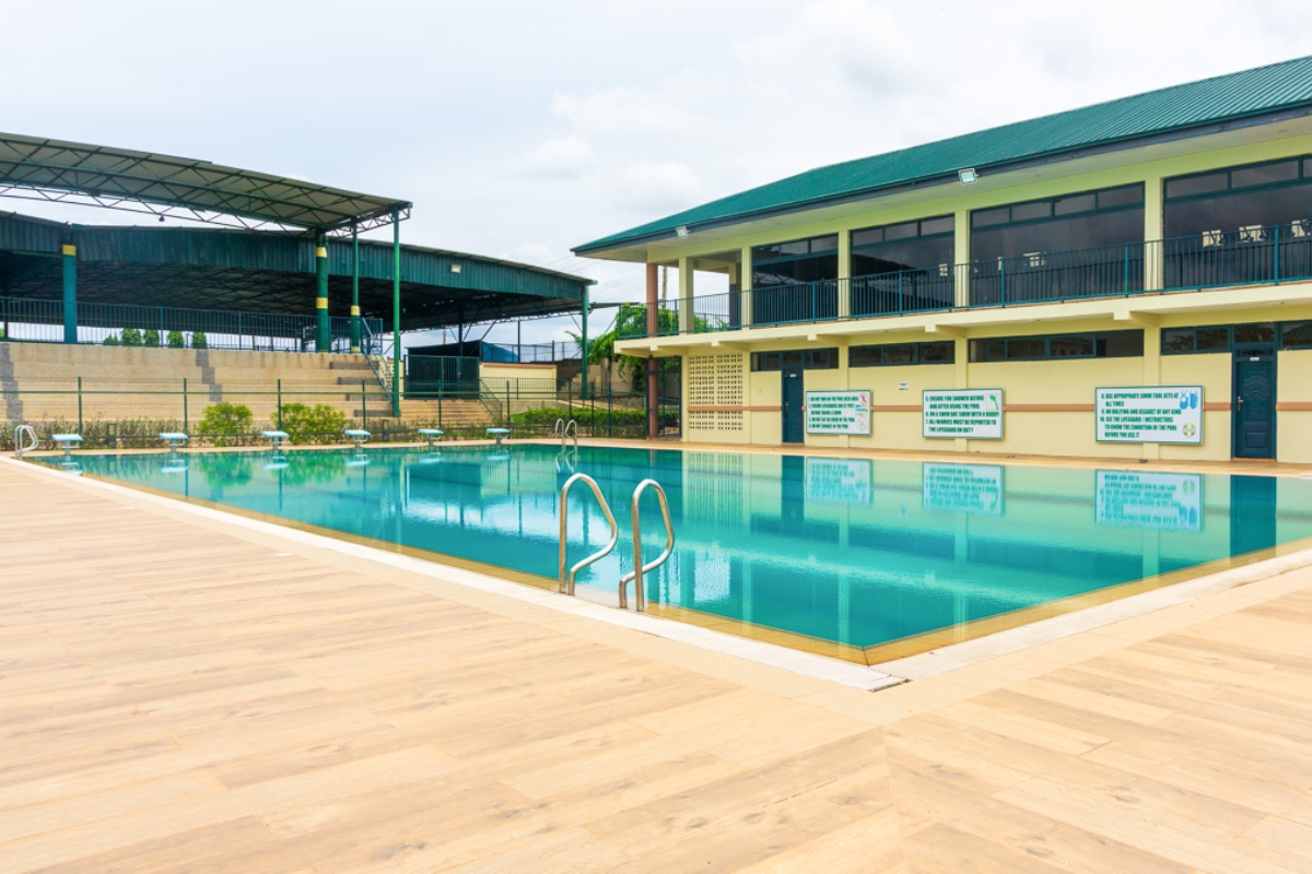 International Community School provides dedicated spaces for students to stay active, including its swimming facilities