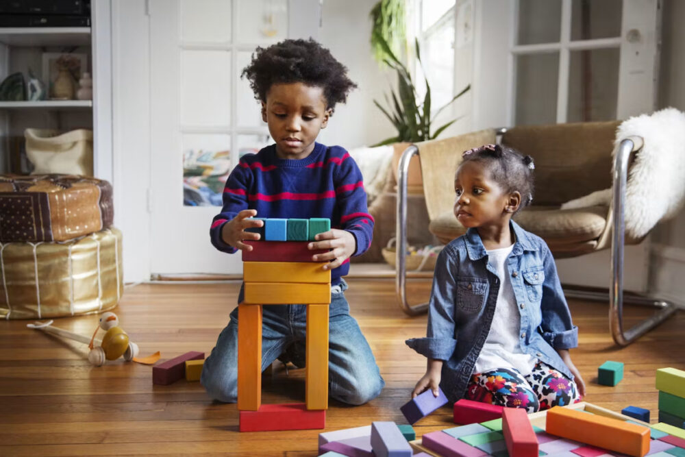 Young children exploring renewable energy concepts through ReneWable Rangers play-based STEM learning