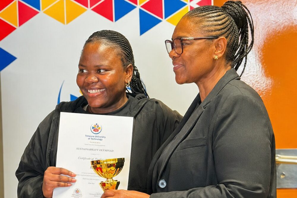 TUT students showcase sustainability innovations as they prepare for the regional Sustainability Olympiad in Kenya