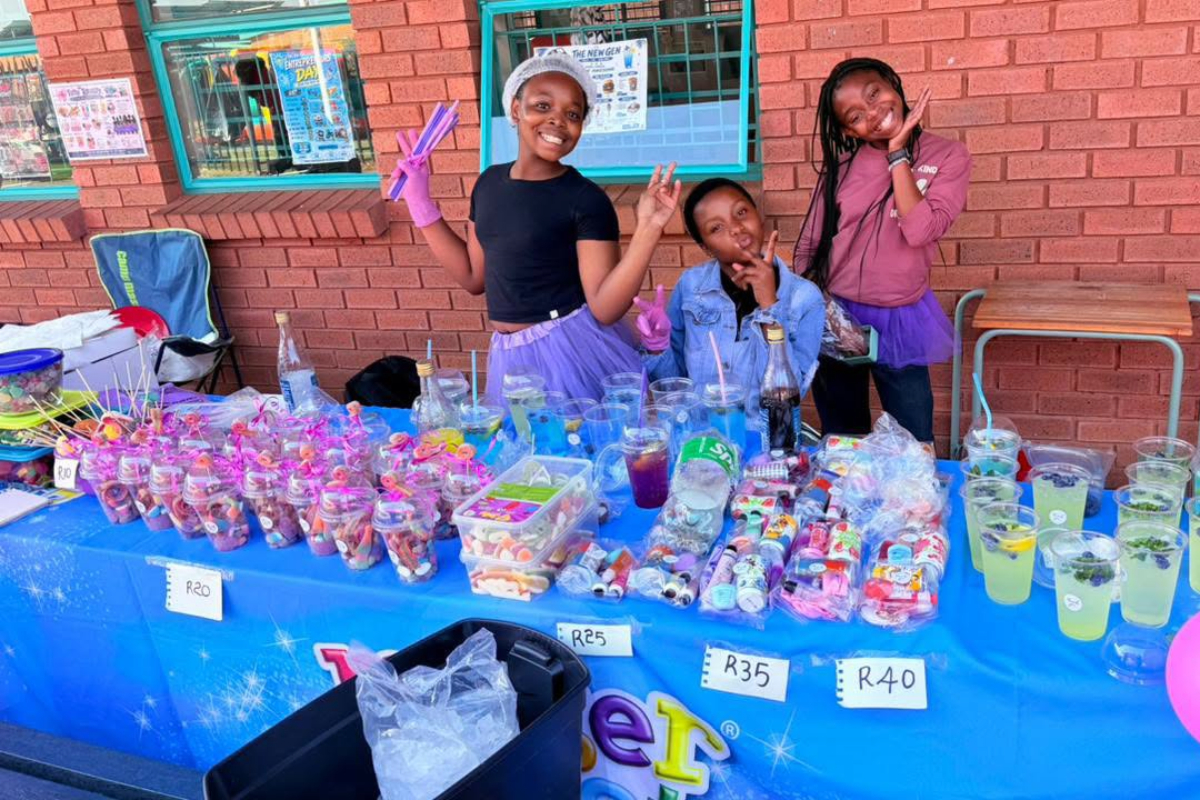 Grade 7 learners put their entrepreneurial skills into practice during a lively school Entrepreneurs Day