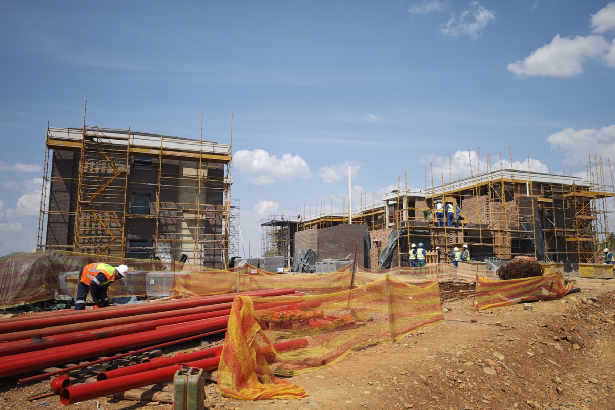 Women’s residences under construction