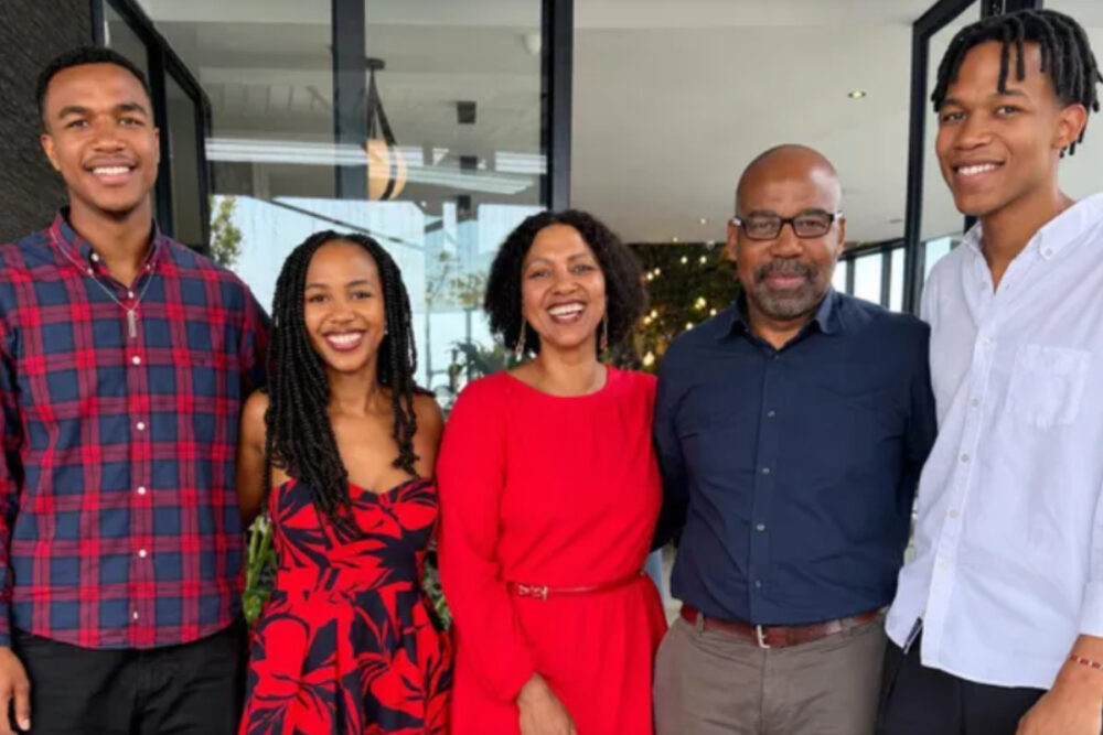 Bongwe Family (from left) Menzi, Bongiwe, Nomfundo, Stanley, and Sazi