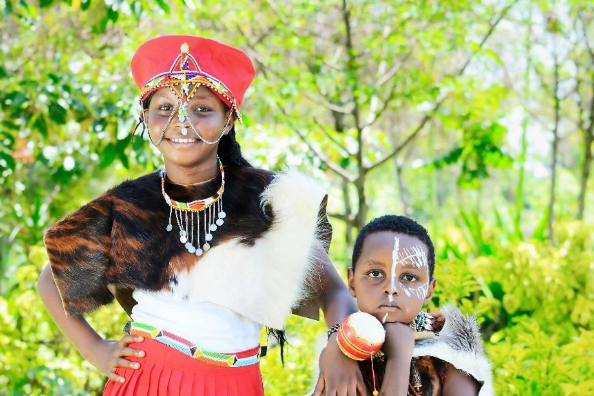 Students exploring African cultural heritage through Afrocentric education in an international school learning environment